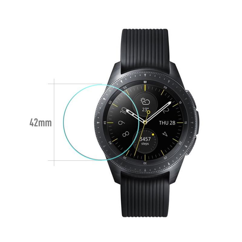 Voor Samsung Galaxy Horloge 42 Mm Gehard Glas Ultra Dunne Transparante Smart Watch Screen Protector Film Cover Case: Default Title