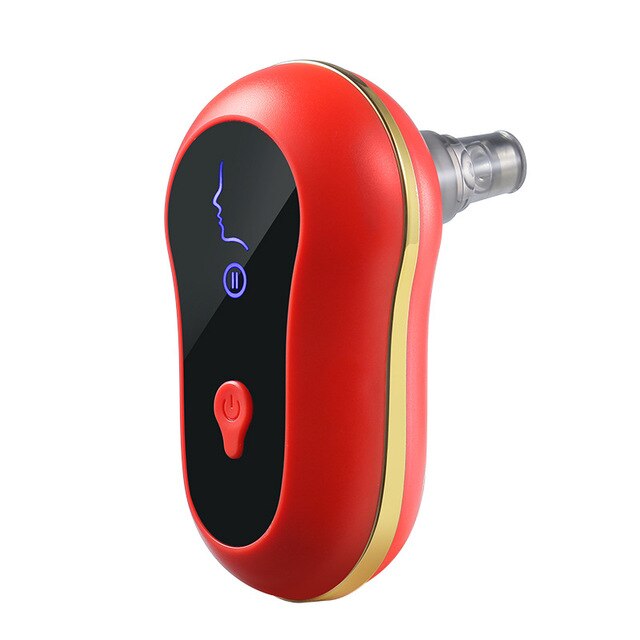 Draagbare mee-eter acne machine diepe gezichtsreiniging acne acne vacuüm zuig acne acne schone huidverzorging schoonheidsmachine: Rood 1