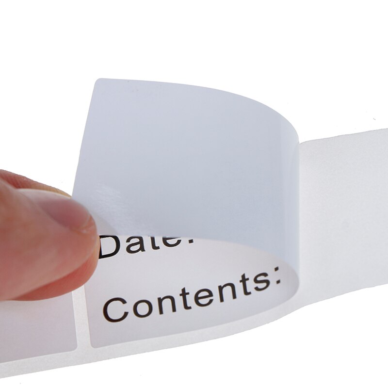 125pcs Food Storage Labels Refrigerator Freezer Labels Adhesive Label