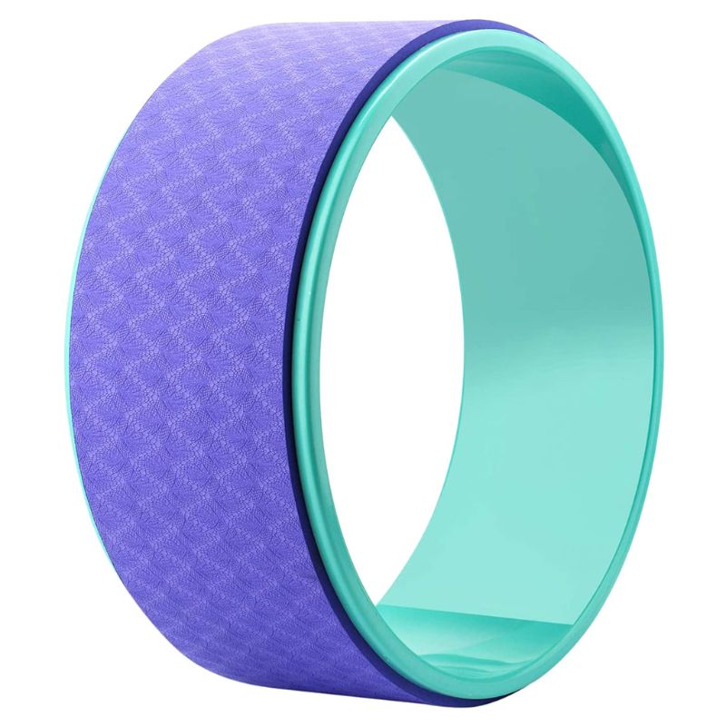 Yoga Wheel for Back Pain - Fitness Pilates Ring - 27RD: Purple