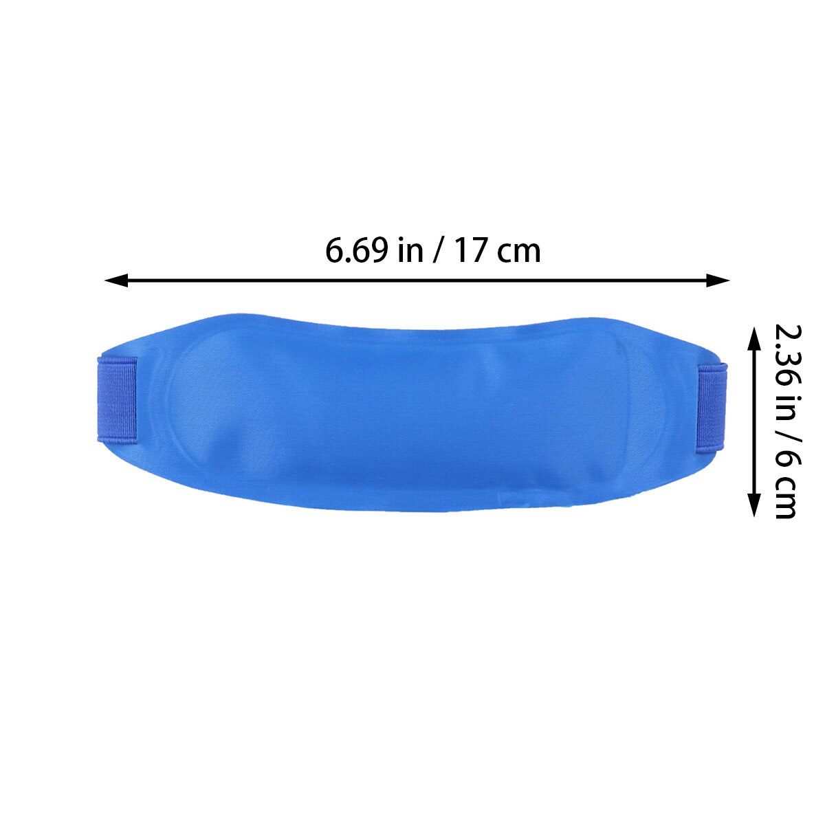 Bandeau rafraîchissant pour adultes, bandes frontales pour la fièvre, emballage de supérieure, et froid, sacs de refroidissement physique (bleu): Default Title