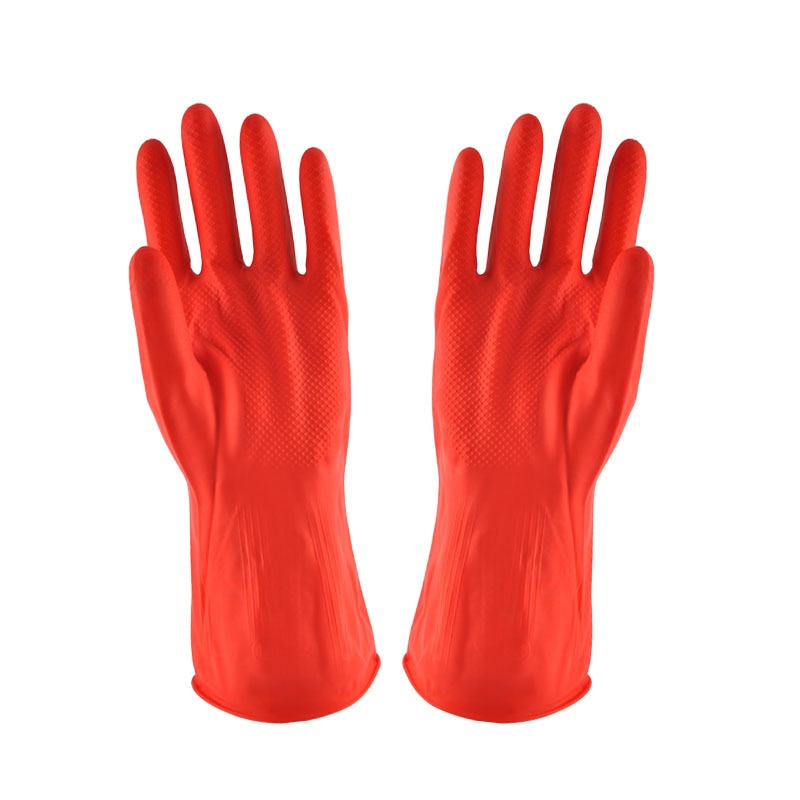 Thickened Acid Alkali Resistant Gloves Safety Industrial Latex Gloves for Workplace Chemical Garden Dish-washing Dusting