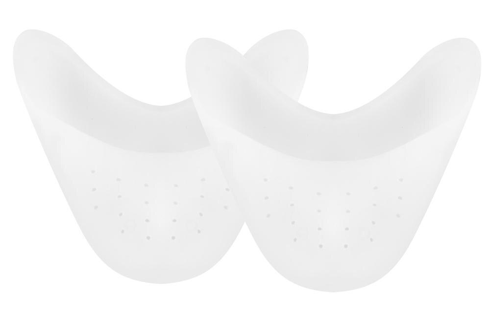 De silicona almohadilla de Gel para el antepié baile punto almohadillas para Ballet pie Protector suela transpirable amortiguación zapatos de: white