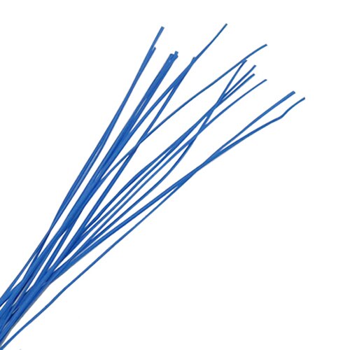 Garden Coated Twist Ties Wire Gardening Vine Climbing Plants Cable Tie Plant Fixed Buckle Garden Tree Climbing Support 50Pcs: 30cm / Blue