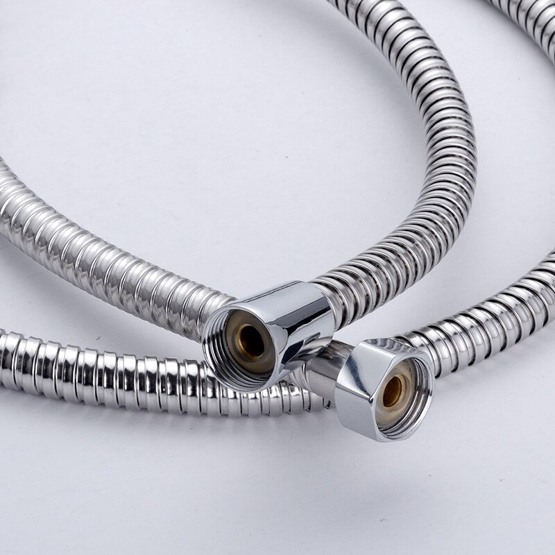 Manguera de ducha de acero inoxidable 304 de 5m, grifo de , manguera flexible de silicona gruesa para baño, 3 metros