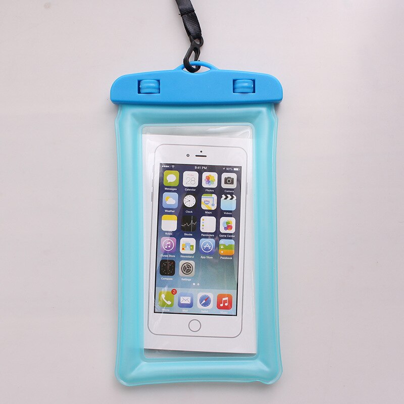 Runseeda 6 Zoll Telefon Schwimm Airbag Schwimmen Tasche Wasserdichte praktisch Tasche praktisch fallen Für Schwimmen Tauchen Surfen BeachUse: Blau