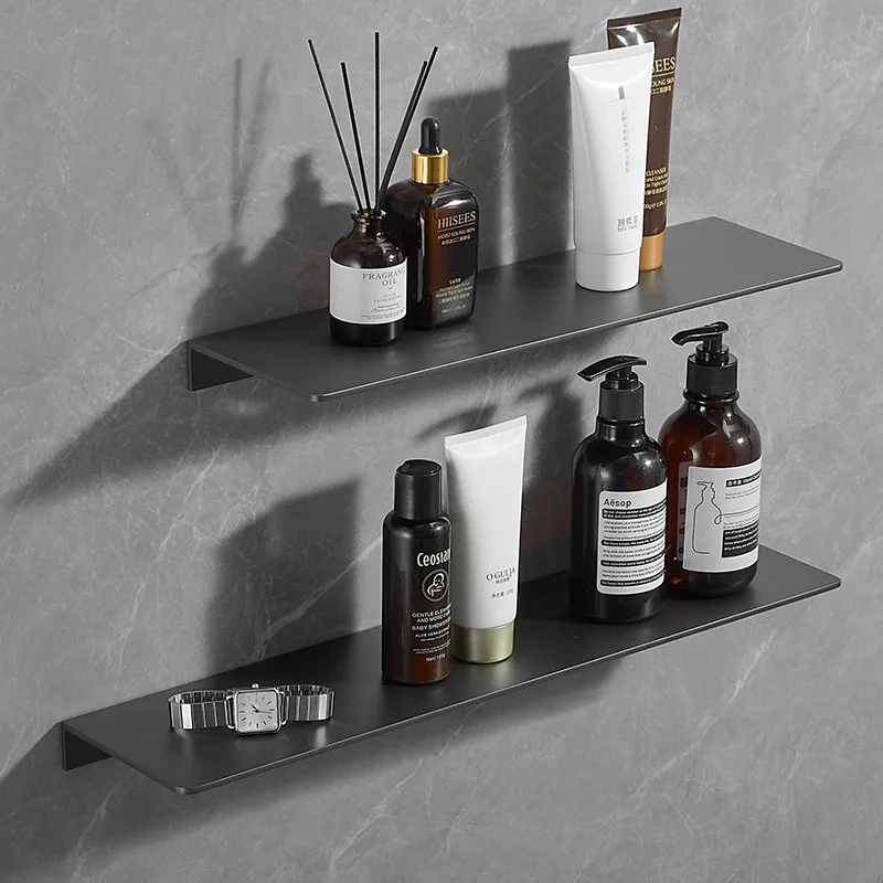 Drijvende badkamerplanken zonder boren Opbergruimte Wandrek Home Organizer Richel Hardwares Kast Keukenaccessoires Toilet