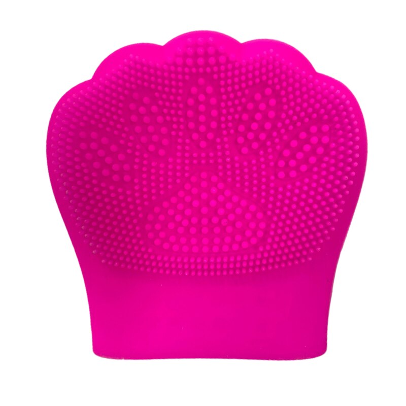 Konijn Kat Klauw Silicagel Schoonmaken Pad Wassen Gezicht Gezichts Exfoliërende Borstel Huid Scrub Cover Hand Schoonheid Reiniging Borstels Douche