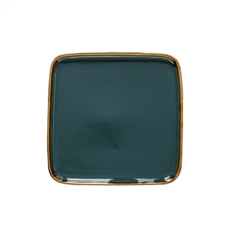 Luxury ceramic tableware, direct selling products, western-style dishes, retro, storage tray plate set dish sets