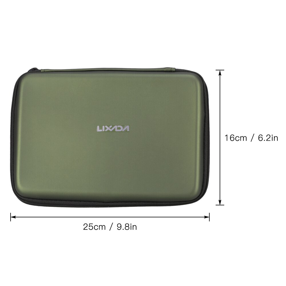 Caja de accesorios para Pesca Lixada, caja de almacenamiento acolchada con alarma de mordida, caja de protección para Pesca