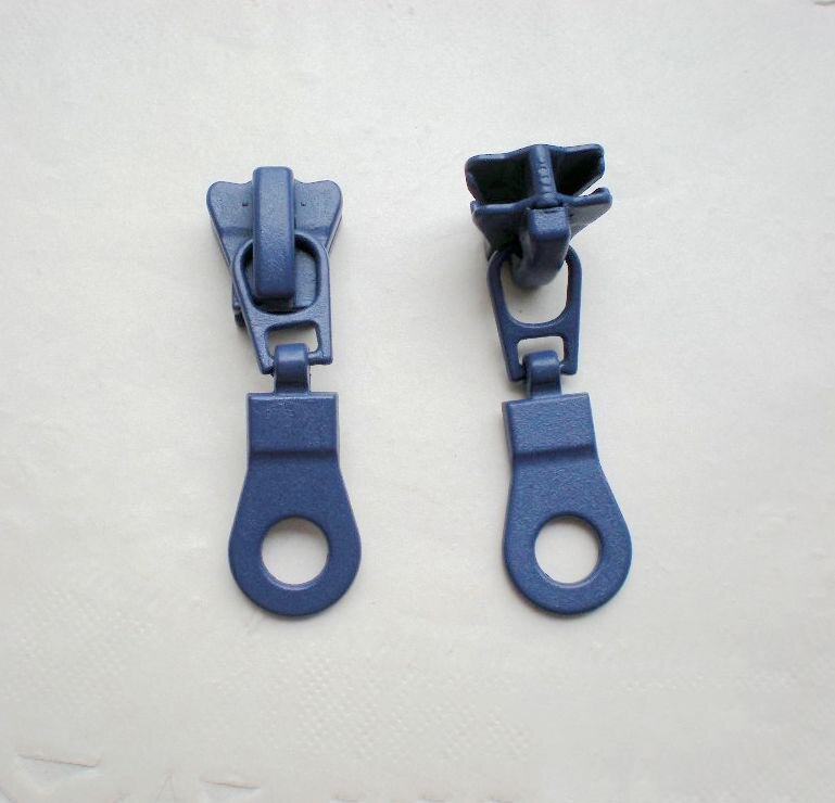 Meetee lot de 5 #  20 de fermeture éclair en résine, écologiques, pour sacs, vêtements, kits de réparation de fermetures éclair, accessoires de couture diy: Bleu foncé