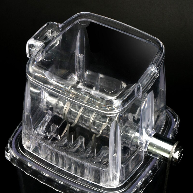 Crushed Ice Maker Manual Ice Breaker with Ice Cube Tray Shaved Ice Machine Snow Cone Maker