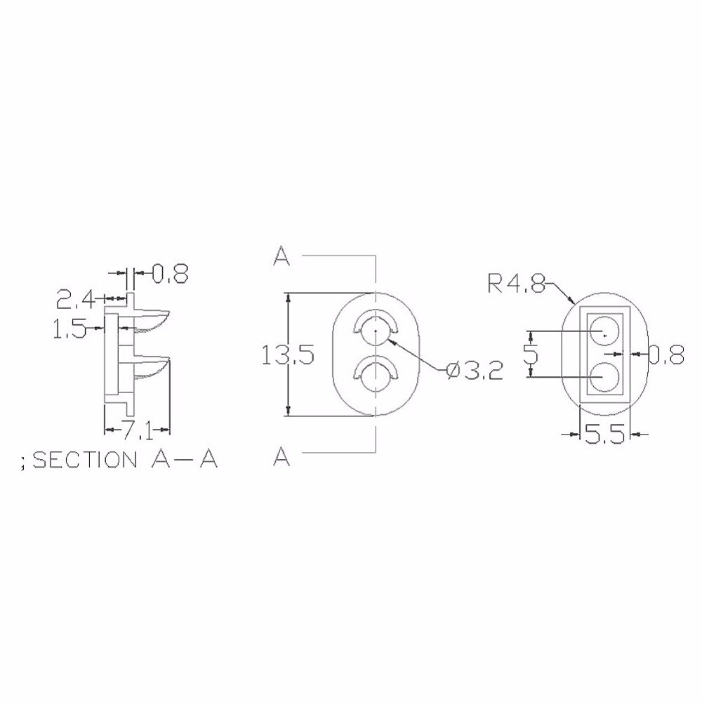10 pcs Signal Heads With 3mm LEDs for railway signals HO or OO Scale JTD07 Led turn signal model building kit