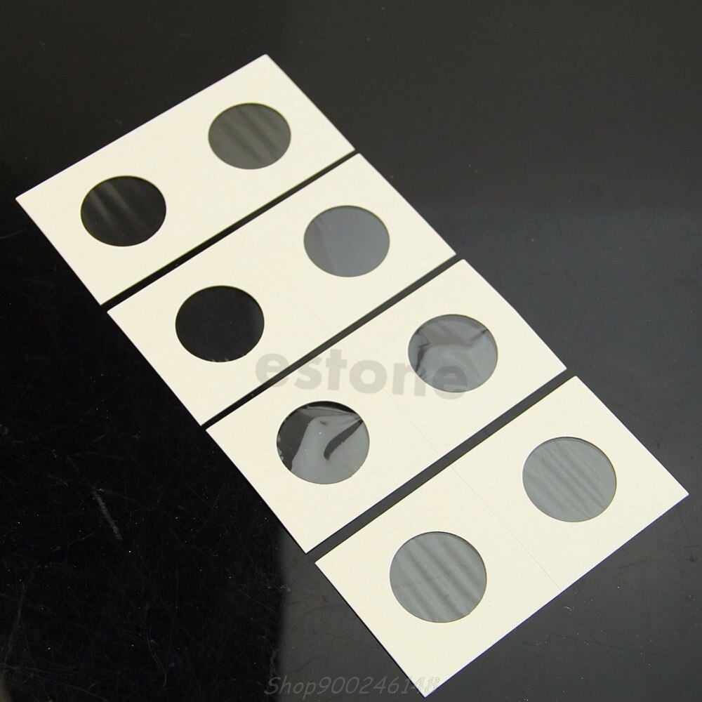 50pcs 17.5/ 20.5/ 23/ 25/ 26.5/ 27.5/ 29/ 31.5/ 33/ 35/ 37/ 40mm 2"x2" Staple Stamp Square Coin Holders Cover Case Jy28 20