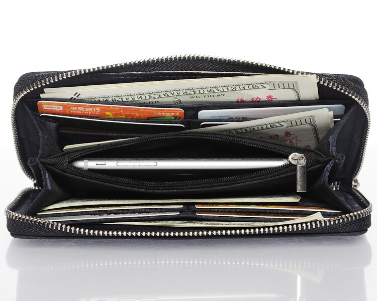 Men's Casual Wallets Ladies Clutch Women Head Porter Youth Purse Billetera Mujer Japanese and Korean Brand Long Zipper Wallet