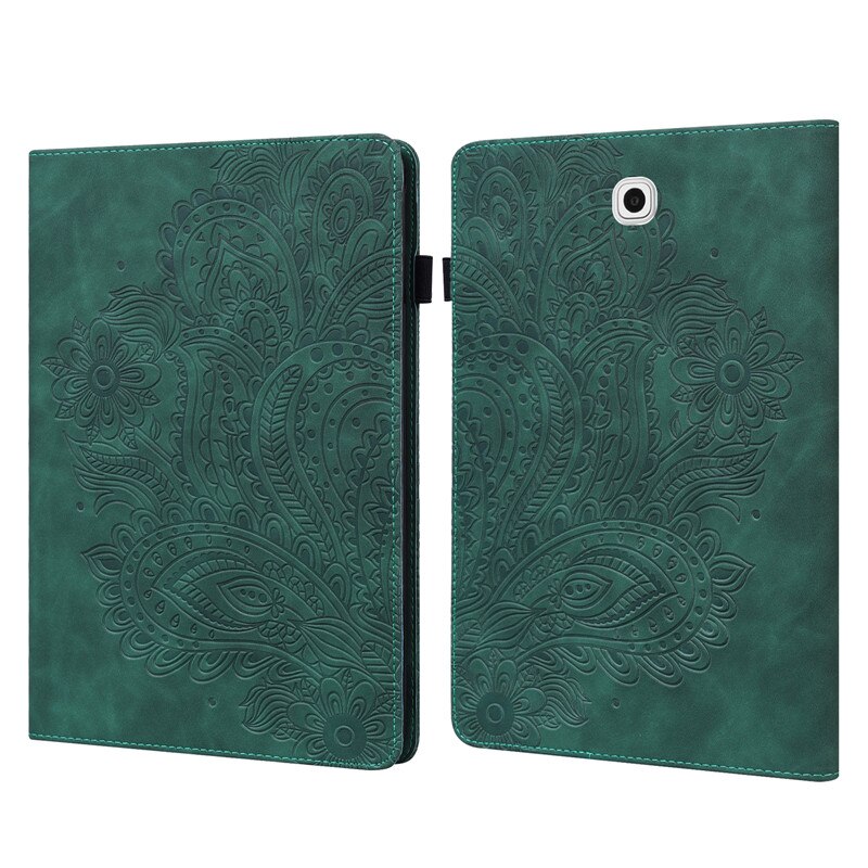 Tablet For Etui Samsung Galaxy Tab S2 9.7 Case Embossed Flower Leather Wallet Cover For Samsung Tab S2 T810 T813 T815 T819 Case