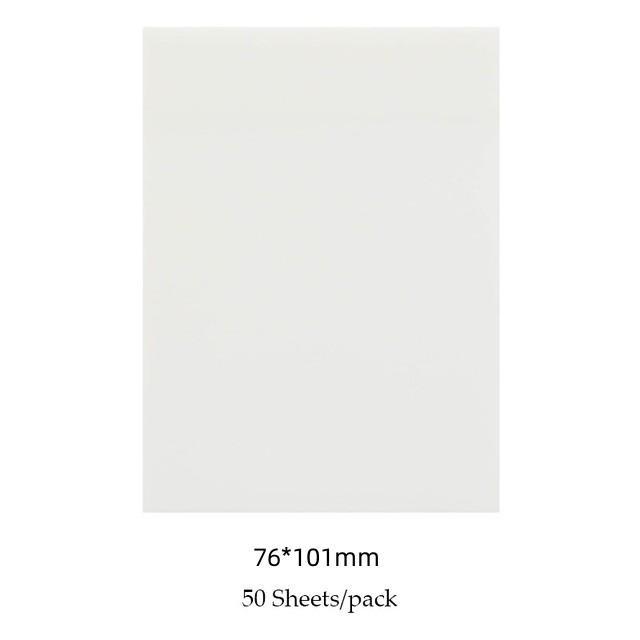 50 vellen transparante plaknotities zelfklevend notitieblok duidelijke notities zelfklevend verwijderbaar voor studeren schrijven in tekstboek: Rood