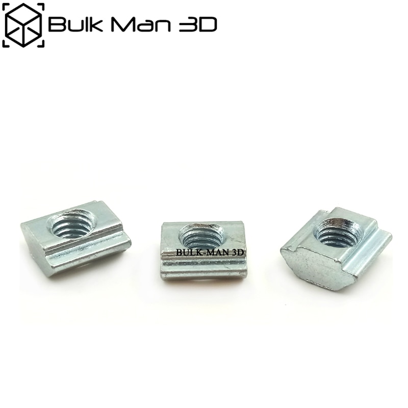 50pcs M3/M4/M5 T-Moer Sliding Moer voor 20 Serie Profiel Slot T Moer Aluminium profielen Meubels