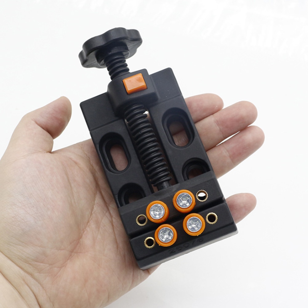 8 Holes Table Vice Flat Pliers Clip Woodworking Tool Drilling Carved Fixed Quick Opening Mini Adjustable Multipurpose Clamp DIY