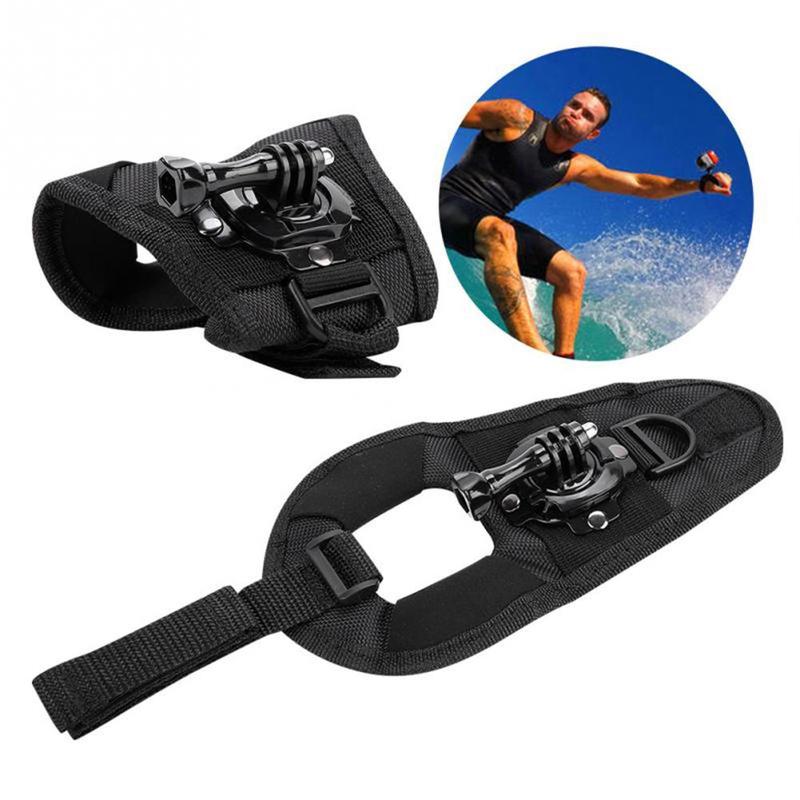 Sangle de poignet 360 degrés pour gopro hero grip, sangle de poignet, sangle de fixation, ceinture, caméra, trépied à main, cuir