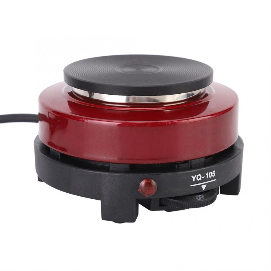 500W Huishoudelijke Draagbare Mini Elektrische Kachel Verwarming Plaat Kachel Rood 220-240V Eu Plug Elektrische Kookplaat