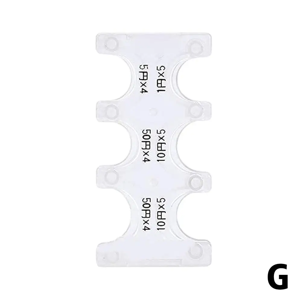 Coin Dispenser Coin Collection Purse Wallet Organizer Holder For Car Coin Changer Holder Portable Euro Coin Holder Storage C1Y0: Clear