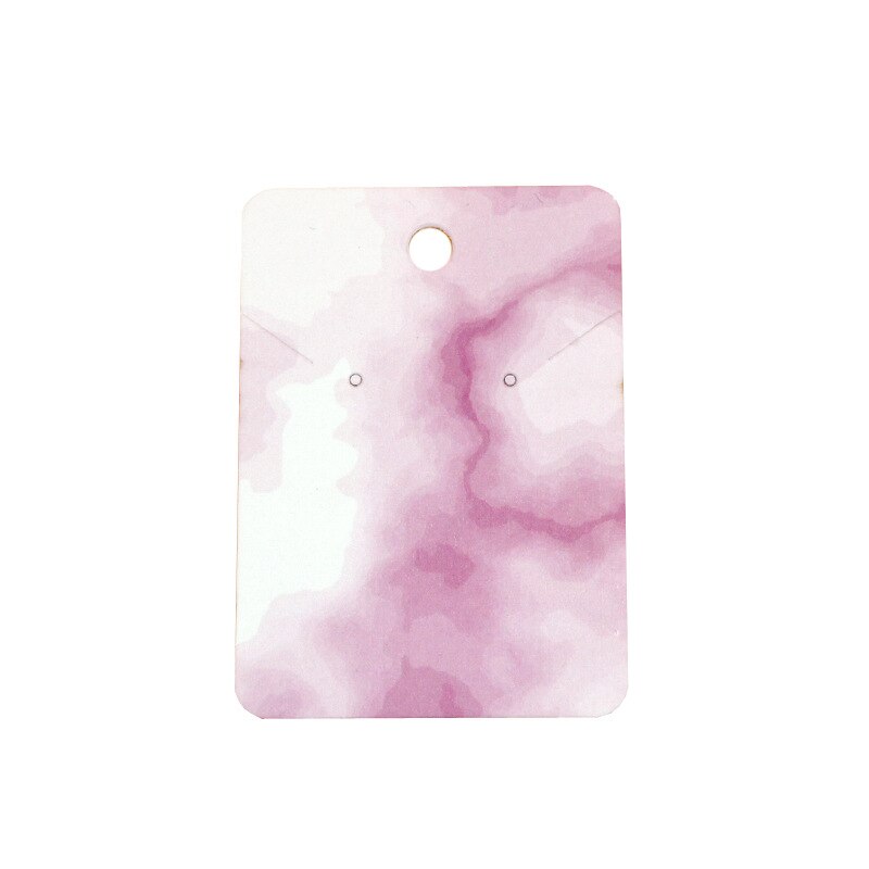 50/100pCS 5*7CM Earring Cards Paperboard Jewelry Counter Cardboard For Earrings Packaging Necklaces Jewelry Display Label: H / 50PCS