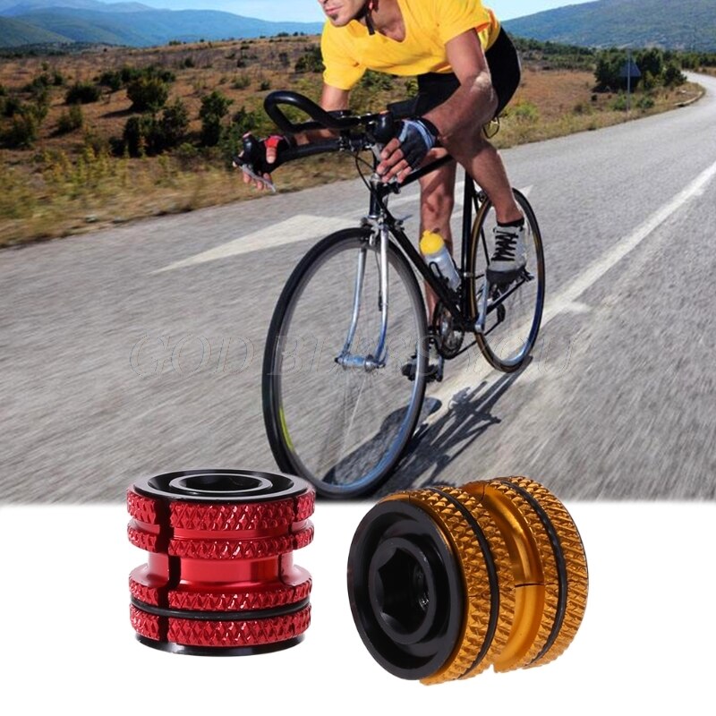 Bicycle Headset Plug Stem Top Cap Extender For 28.6mm Carbon Fiber Front Fork Bike Headset Expander Plug