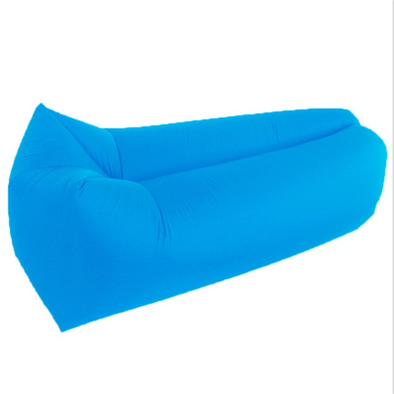 Sofá de aire ultraligero para dormir al aire libre, cama hinchable para piscina, colchoneta hinchable: sky blue