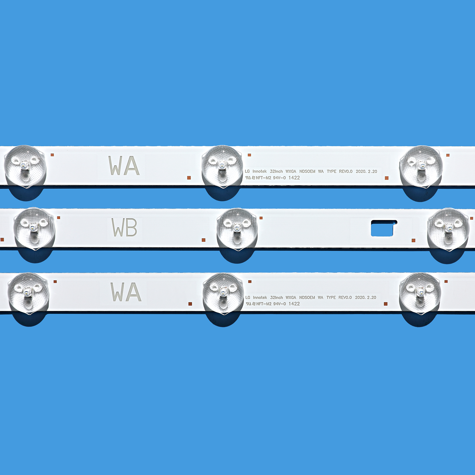 3 pcs led backlight for sony kdl -32 r 415b kdl -32 r 433b 32 r 435b kdl -32 r 410b 32 r 420b kdl -32 r 430b lg innotek 32 inch wxga ndsoem wa wb