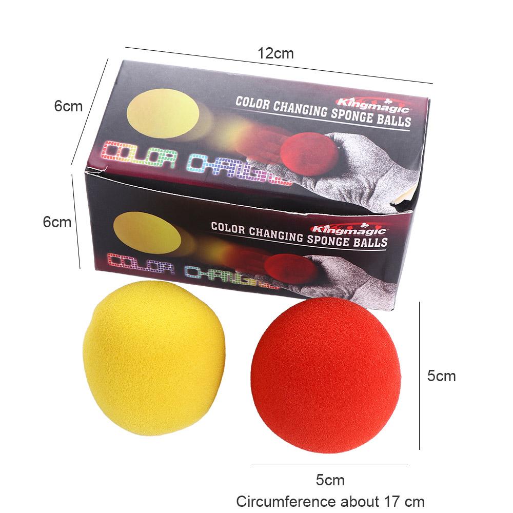 Rekvisita illusionsmagi tillbehör magiska trick klassisk trollkarl färgbyte svampboll fingersvampboll magisk svampboll