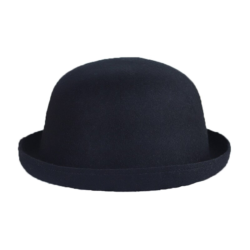 Chapeau rond polyvalent pour femme, chapeau à bord court, à la , pour l'extérieur, printemps et automne: Black