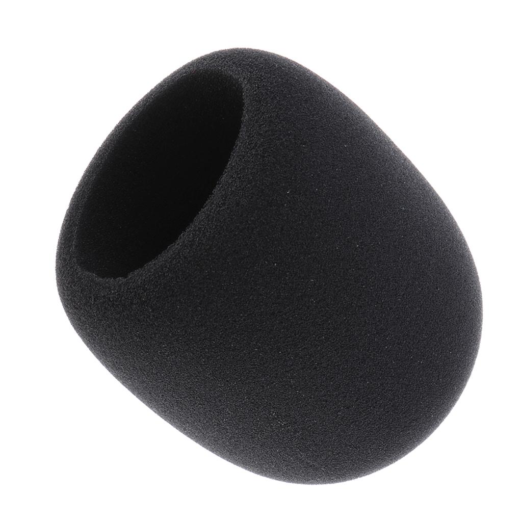 Large Microphone Mic Foam Cover Mic Shield Windscreen for Condenser Mic 4cm