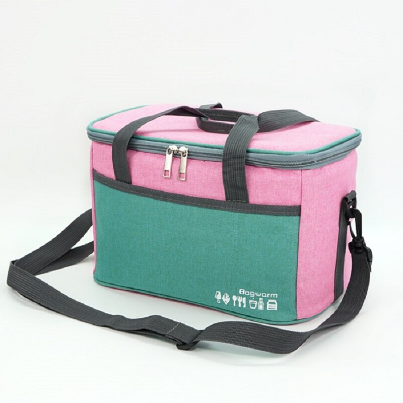 10L Ant cloth waterproof cooler bag picnic thermal insulated ice pack fresh thermo food cool wine lunch box shoulder bags