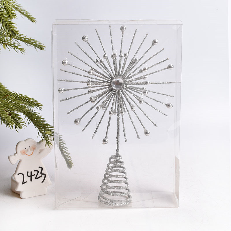 Christmas Decorations Scene Layout Christmas Tree Dress Up Tree Top Star Ornaments Christmas Tree Tree Top Star Ornaments M3353: Beige