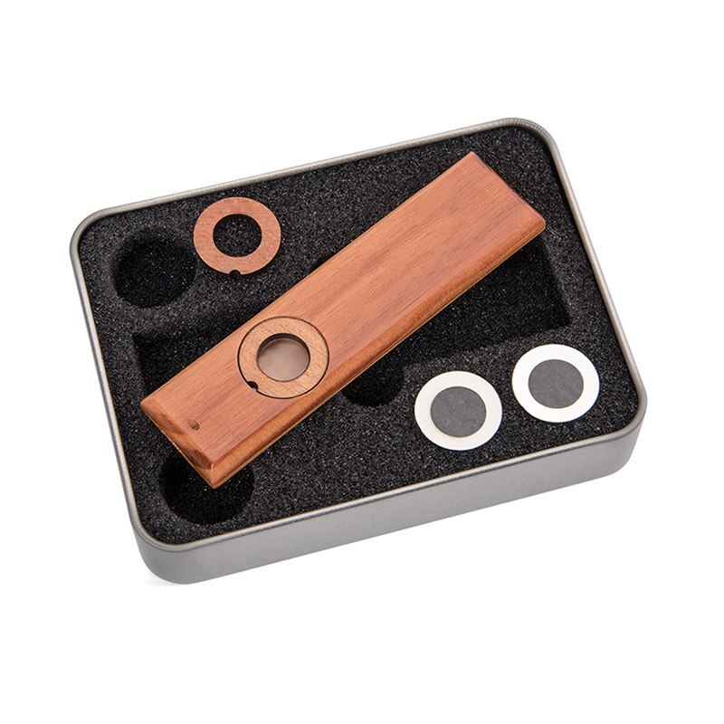 Wooden Kazoo Music Instruments Ukulele Guitar Partner with Box for