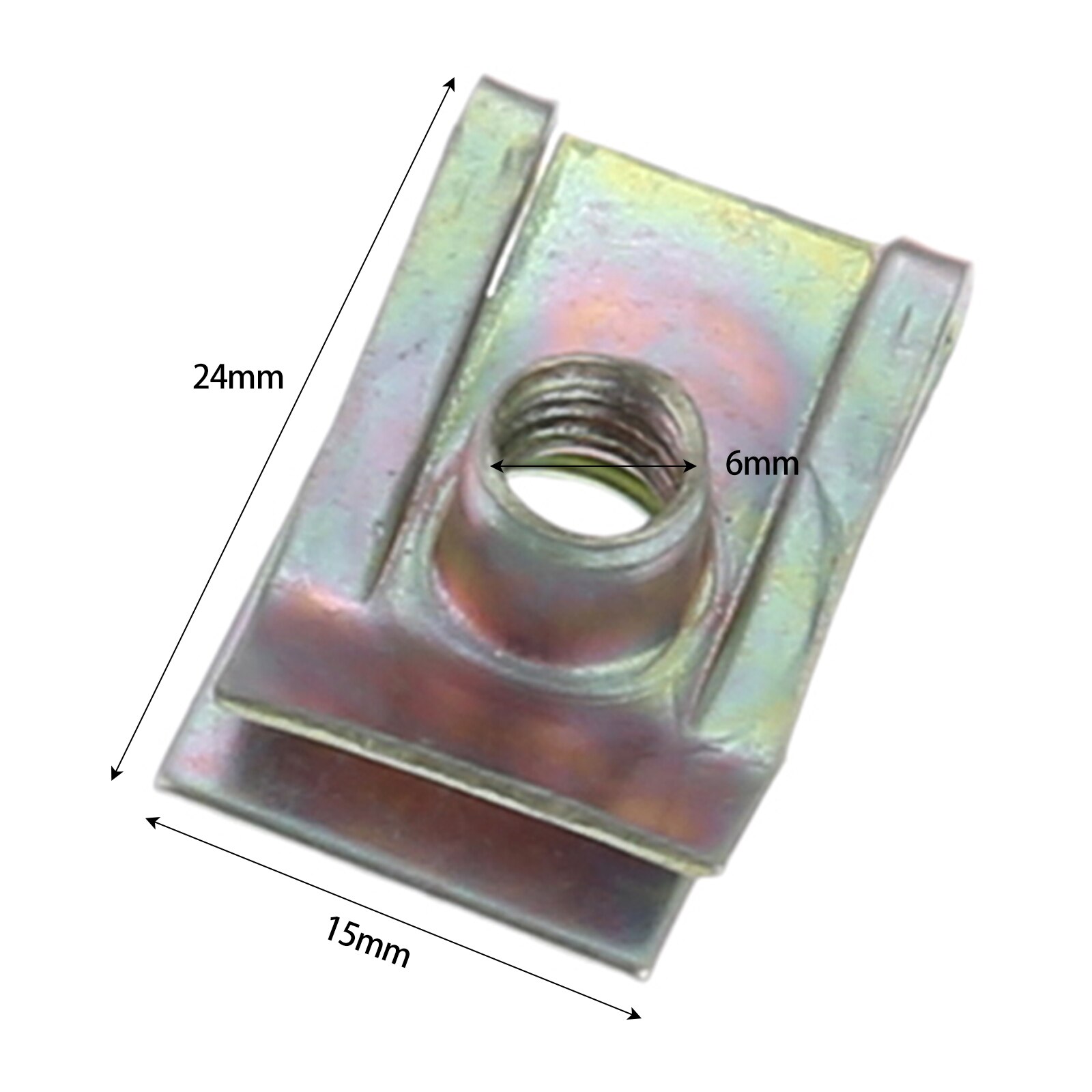 10Pcs Auto Clips M5 M6 M8 For Car Motor Tread Panel Spire Nut Fairing Clip Fastener Speed Zinc Mounting Clamp