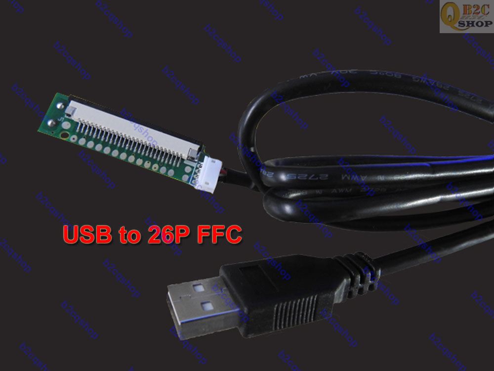 USB cable to 26pin FFC FPC connector PCB Converter Board Use for floppy driver