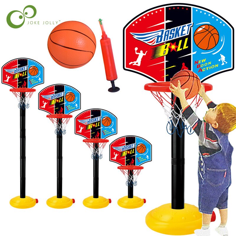 freundlicher Basketball Band Einstellbare Basketball Band mit Basketball Pumpe draussen Spielzeug eltern-Art-Aktivität Spielzeug WYW