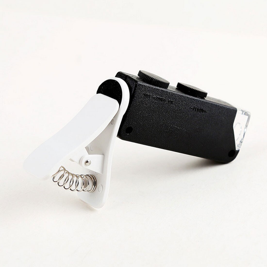 60x-100x optisk zoom mobiltelefon led mikroskop linse med universal klemme