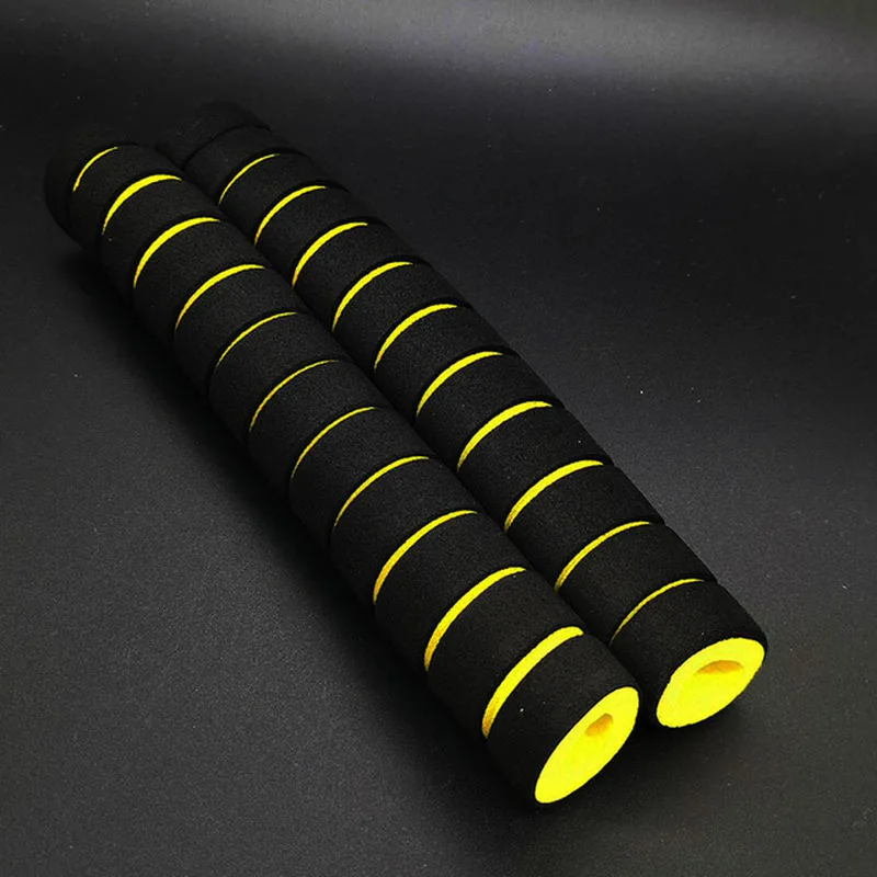 1 par 22cm långa halkfria träningsredskap för hemmabruk horisontella stänger grepp svampskum handtag gym fitness pull-up bar tillbehör