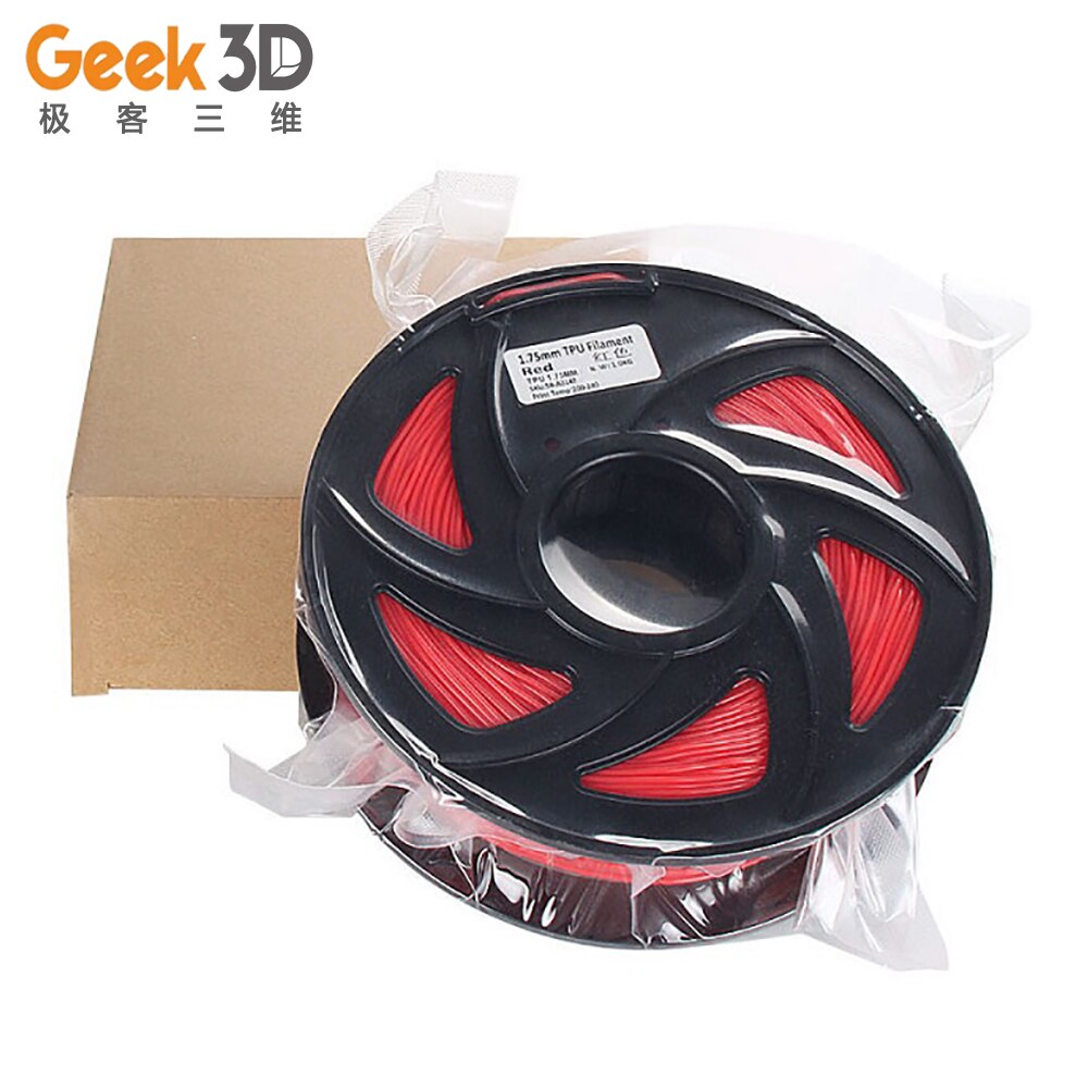 TPU filament Flexible 3D Printer Filament 1.75mm 1KG Plastic Material Supplies consumable For 3D Printers Filament high strength