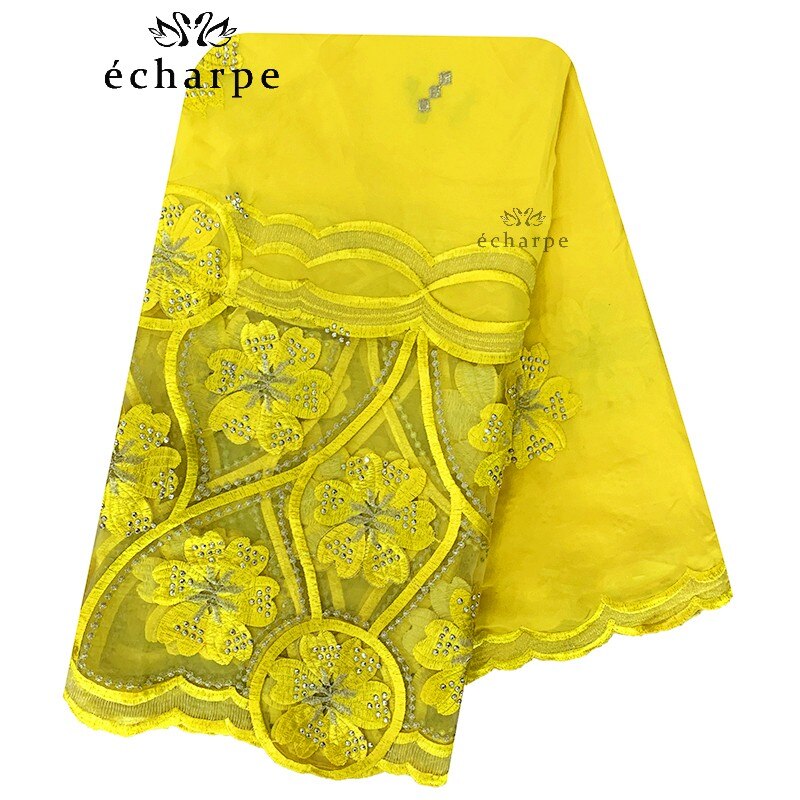 Chiffon Sjaal Afrikaanse Vrouwen Hijab Sjaal, Borduren Chiffon Sjaal Big Size Sjaal Voor Sjaals EC986: EC986-4