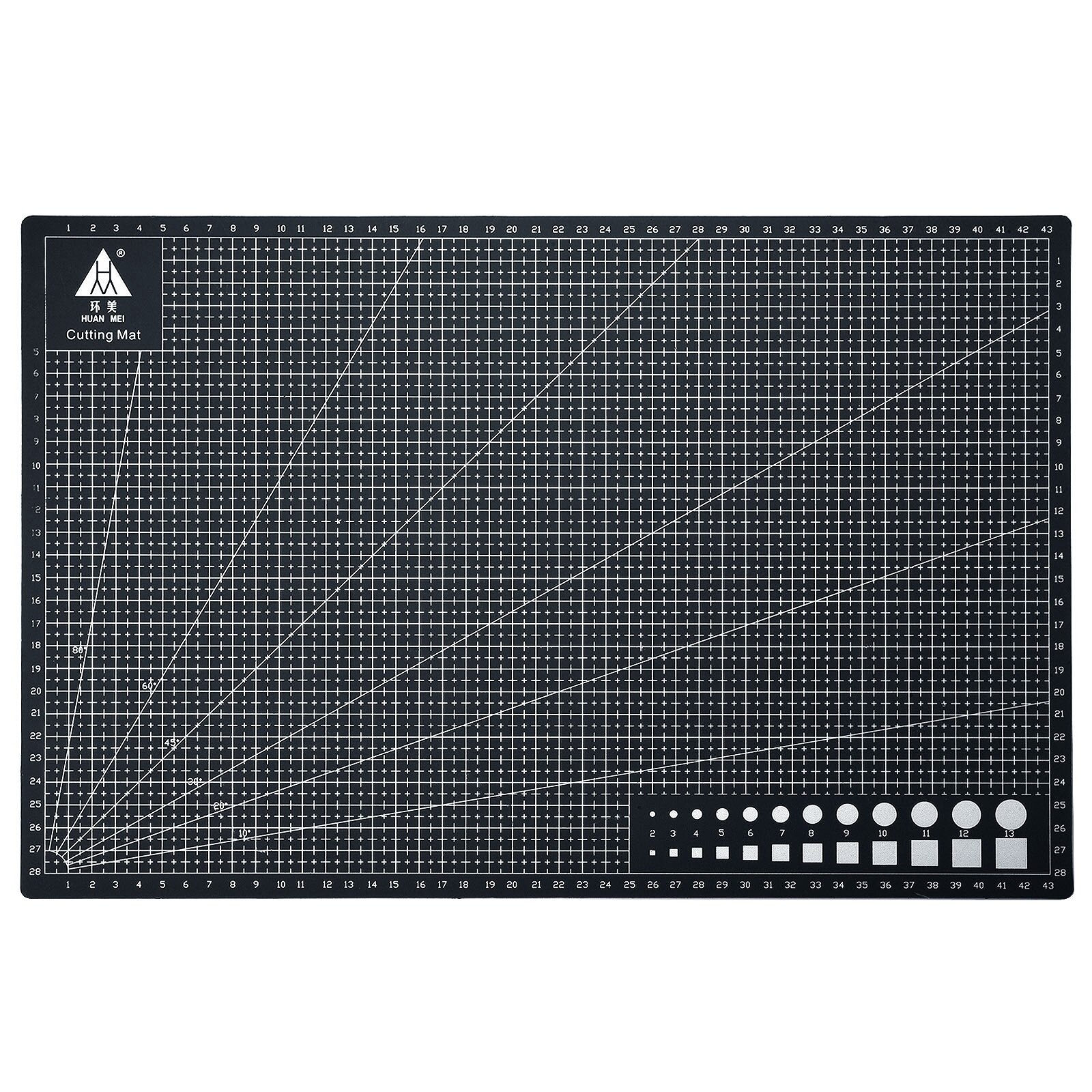 A3 A4 A5 PVC Cutting Board Mat Leather Craft Tools Durable Self-healing DIY Sewing Accessories Art Paper Cutting Engraving Pad: A3 Black