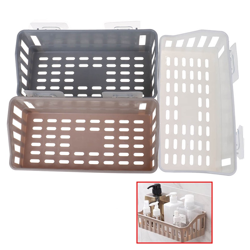 1PCS Ecke Dusche Regal Bad Shampoo Dusche Regal Halter Küche Lagerung Rack Organizer Wand Montiert Typ Regal Regale