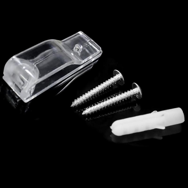 2 Sets Curtain Safety Hooks Child Blind Clip Device Hook For Vertical Roman Roller Blinds Chain Cords Cord Chain Safety Clips