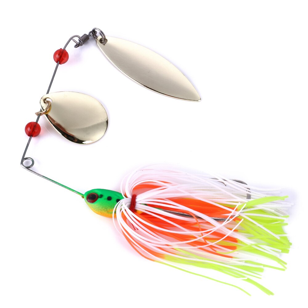 Buzzbait Spinner Bait 18g with Bass Fishing Spoon Lure Metal Jig Jigging lure Swimbait Spinnerbait: 6