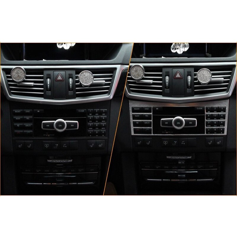 Auto Interior Center Console Button Panel Switch Panel Decorative Cover Trim For Mercedes Benz W212 E Class