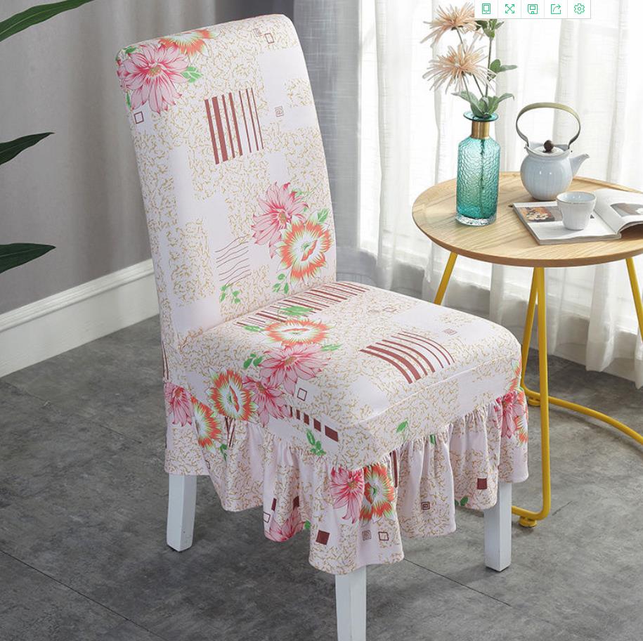 Stoelhoes hoes universele rugleuning hoes eettafel stoel stofhoes thuis eetkamerstoel kussen doek kunstwerk hoes  e11291: 17
