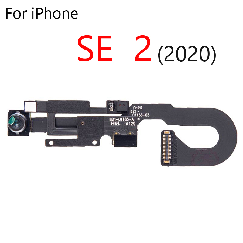 Mały przedni aparat dla iPhone 6 6s 7 8 Plus 5S SE 2020 czujnik zbliżeniowy twarz przednia kamera Flex Cable telefon naprawa części: SE 2020